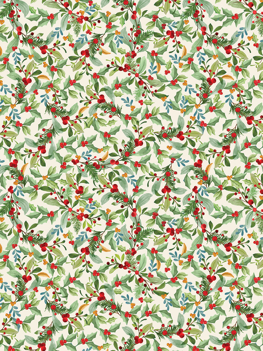 Heartland Holiday Leaves & Berries Cream