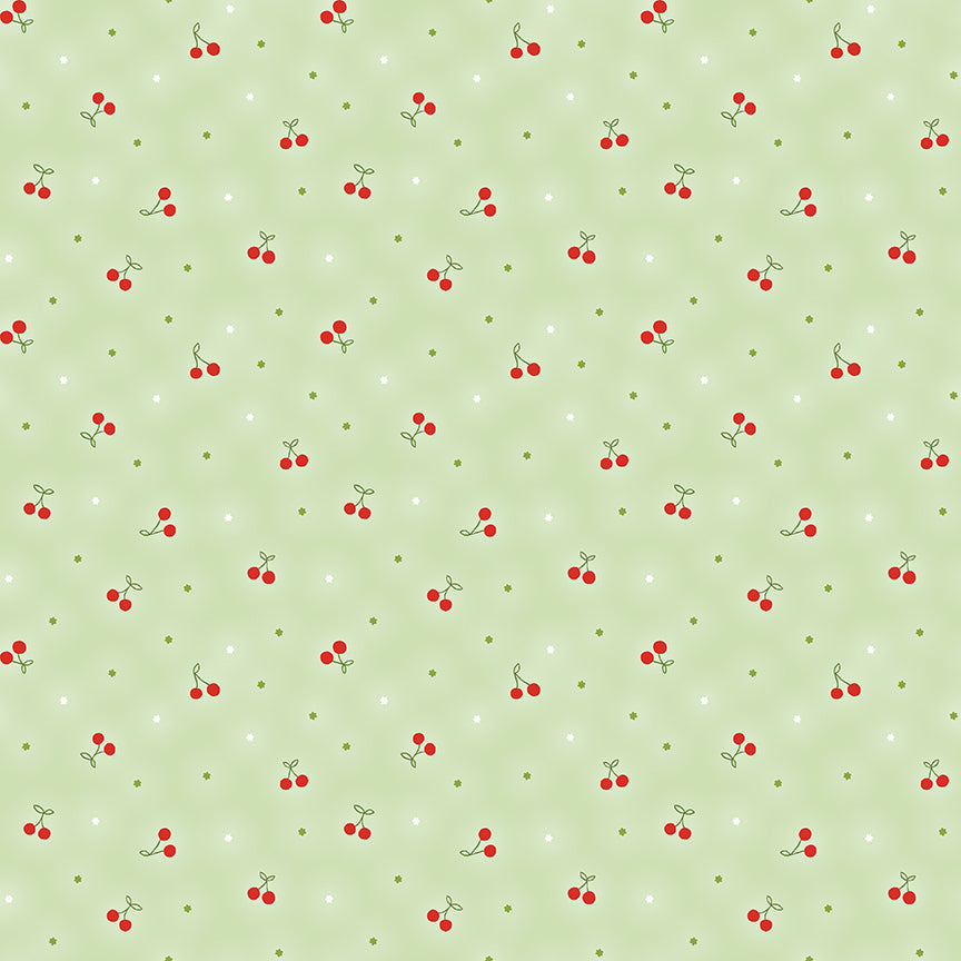 Peaches & Cream - Sweet Cherries Light Green