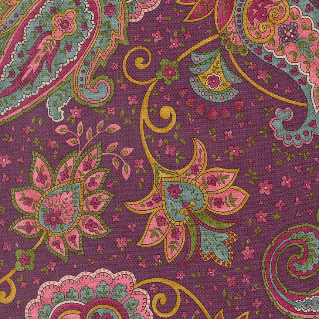 Chelsea Garden Plum Posh Paisley