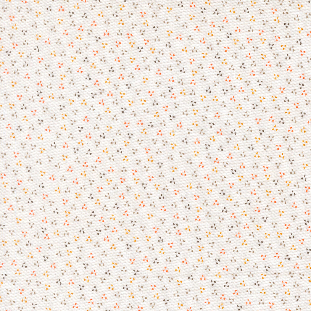 Birch and Willow - Spring Dots Cloud White