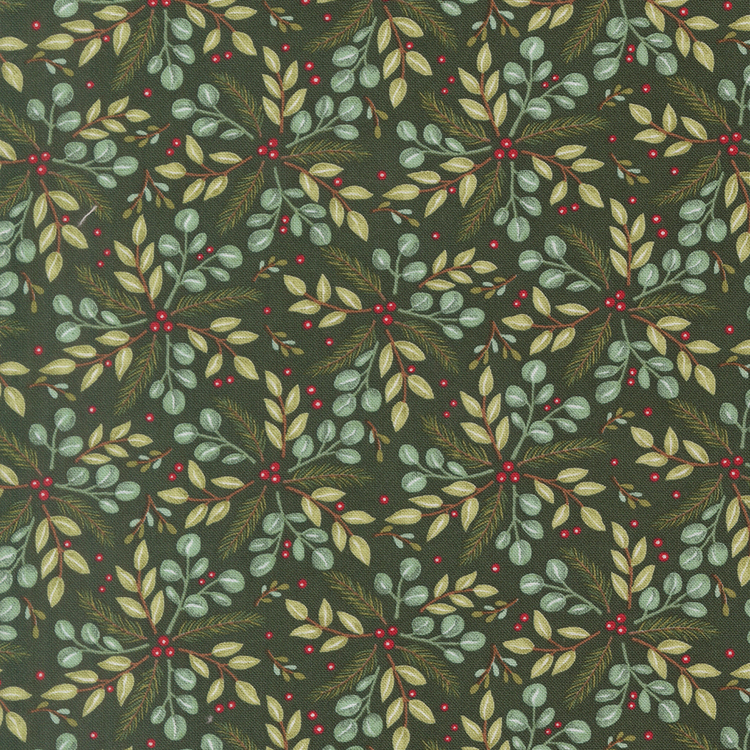 When Snow Falls Winter Greenery Holly