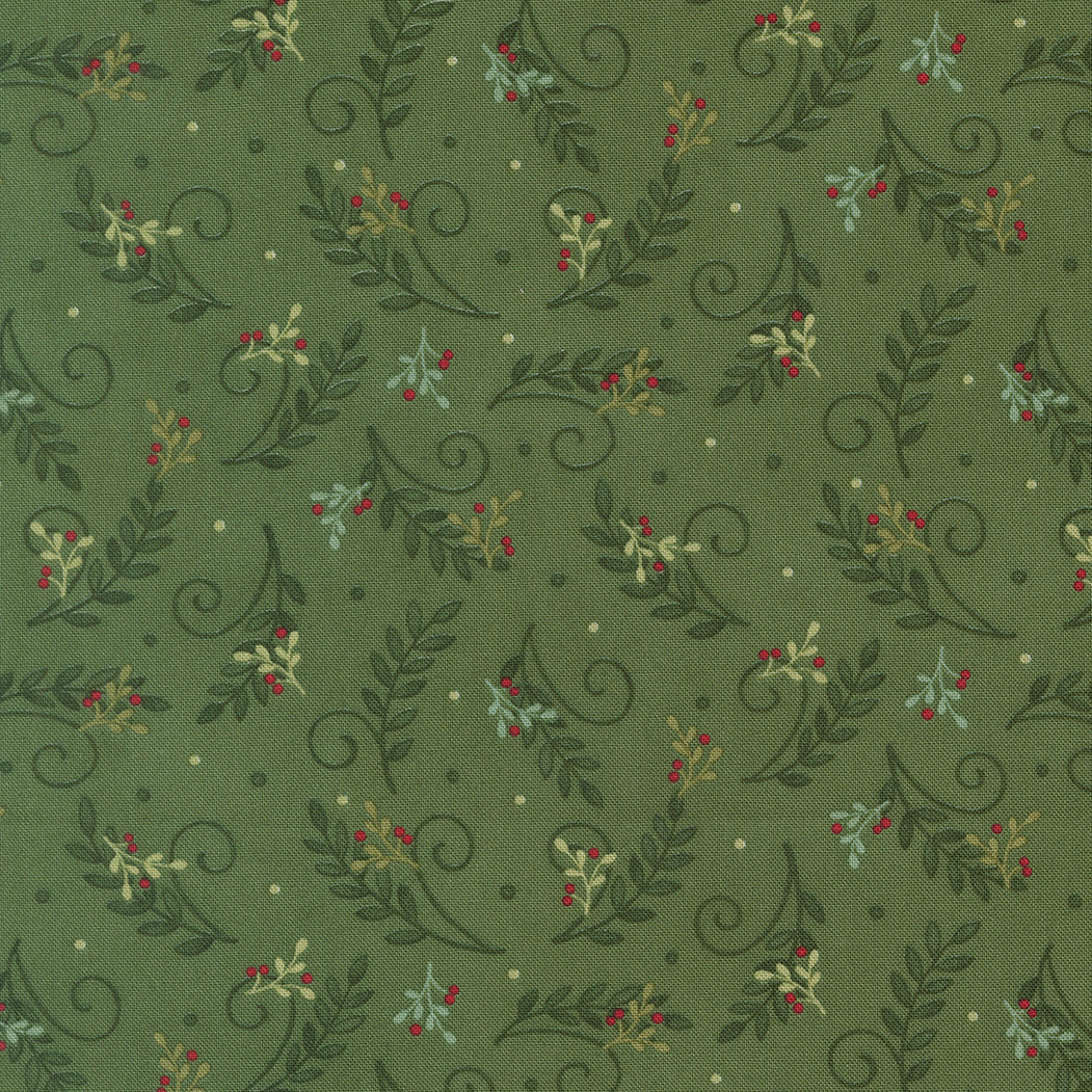 When Snow Falls Tossed Greenery Evergreen