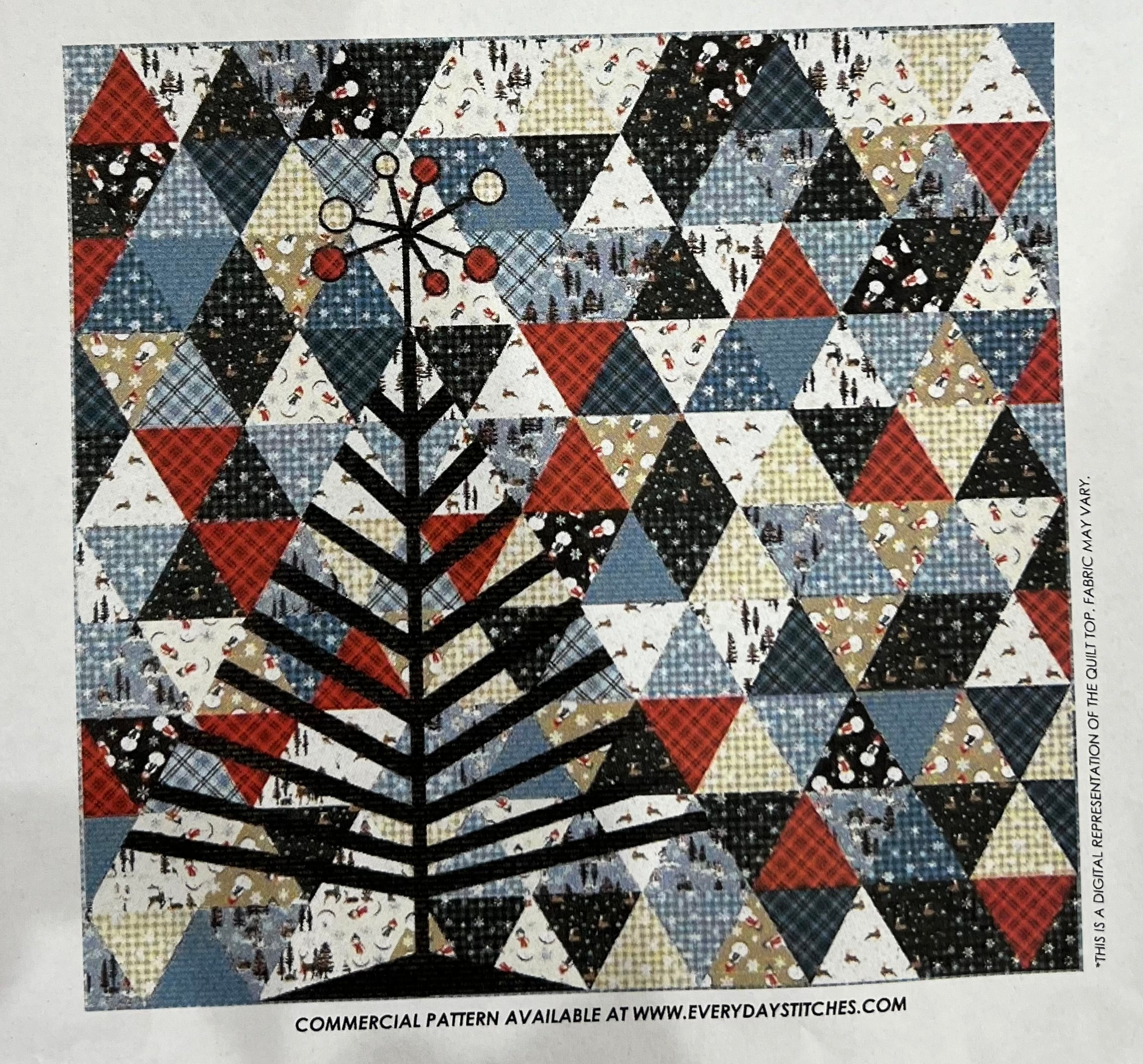 Tinsel Tree Quilt Kit
