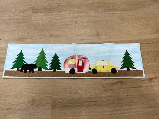 Wall Hanging Camper and car