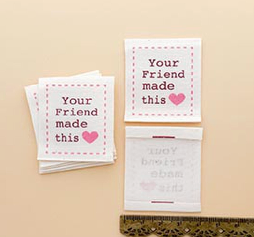 Minki Kim Friend Made Cotton Labels
