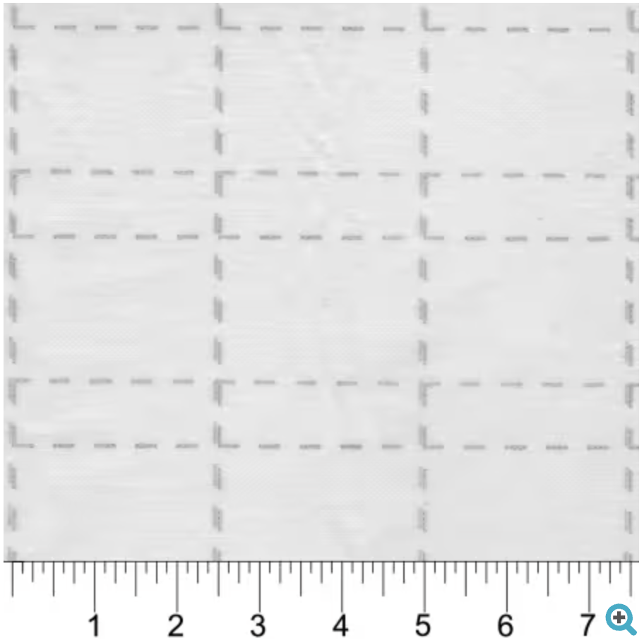 Lightweight Fusible nonwoven with preprinted 2.5 grid