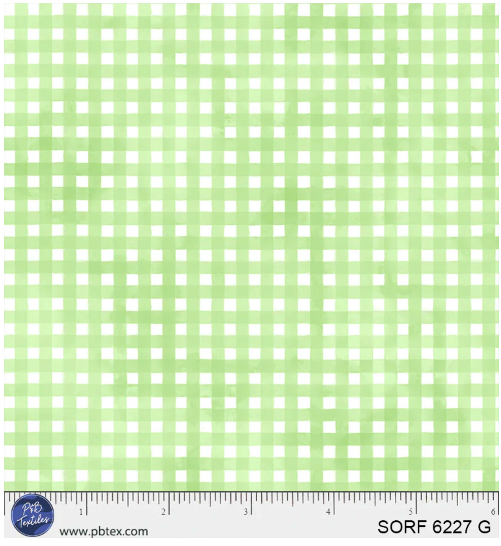 Sorbet Flannel-Gingham Green