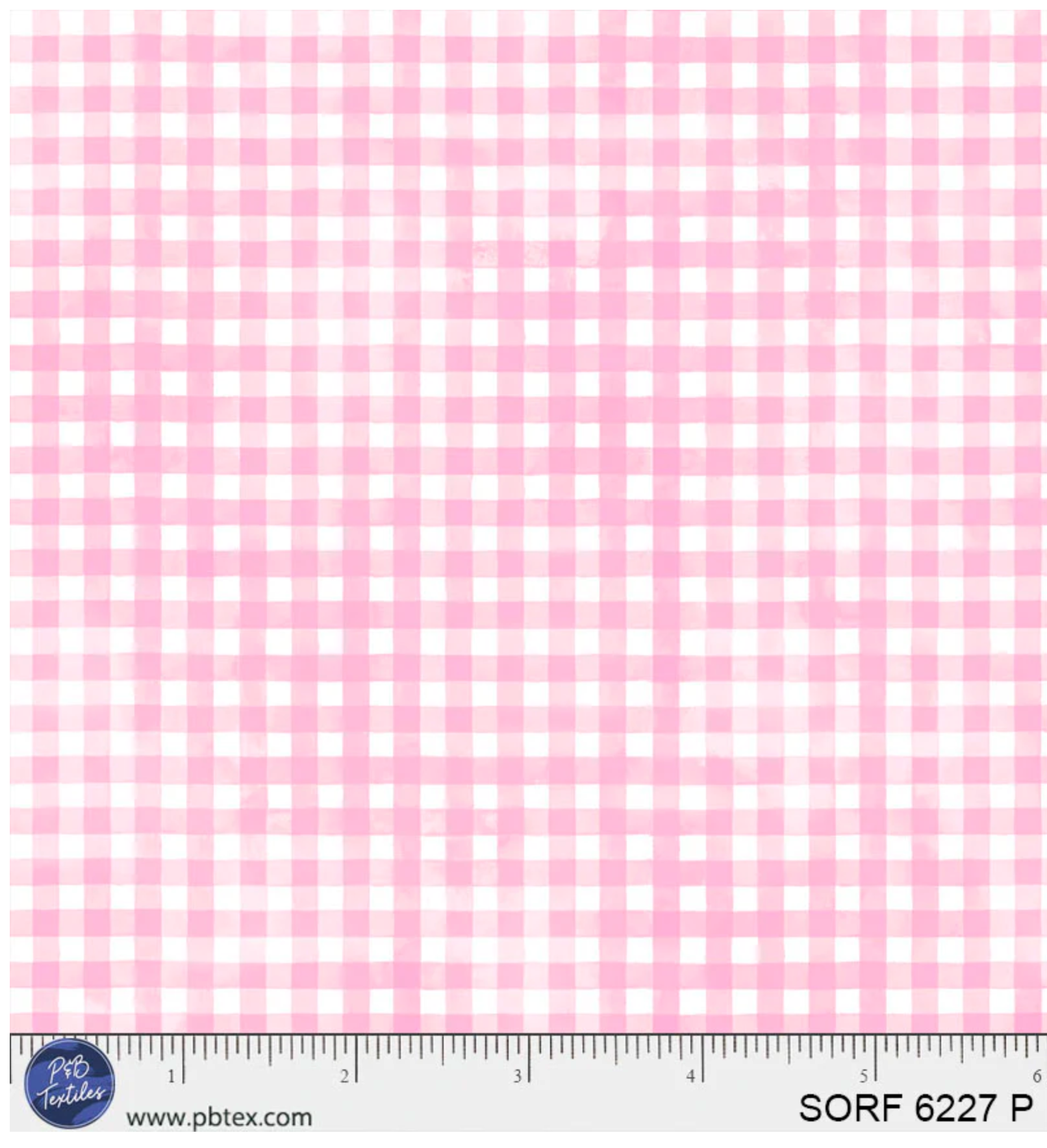 Sorbet Flannel-Pink Gingham