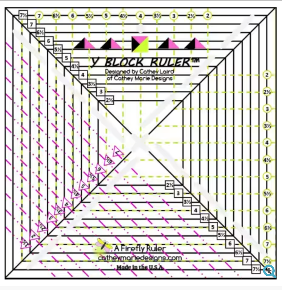 Y Block Ruler