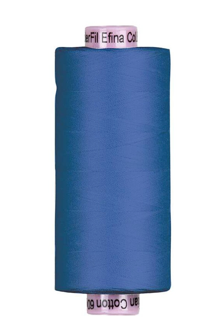 Confettie Cotton Thread-Riley Royal Blue-60 Wt/2 ply cotton 1500 yards