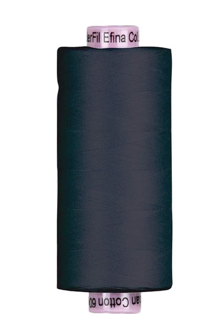Confetti Cotton Thread-Licorice-60 Wt/2 ply cotton 1500 yards