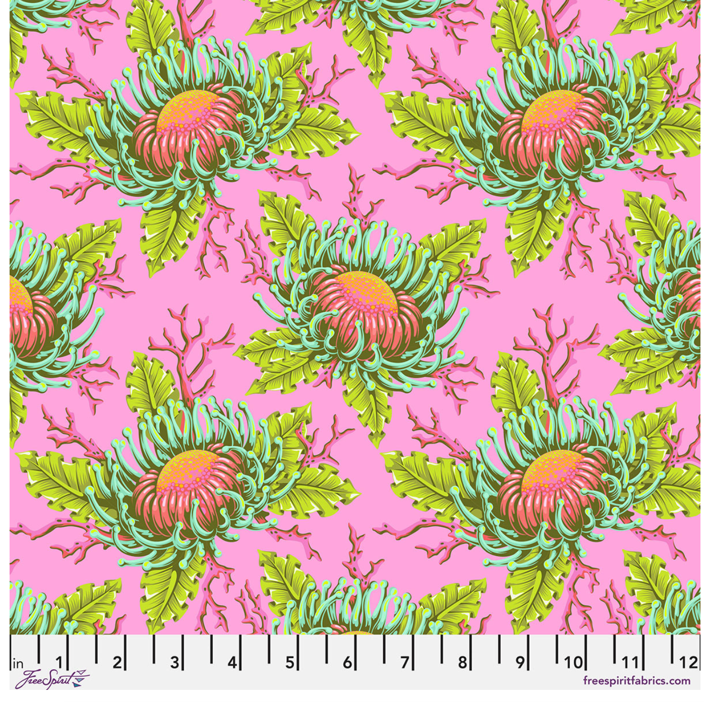 Floral Reef-Tula Pink-Friends & Anemones-Coralline