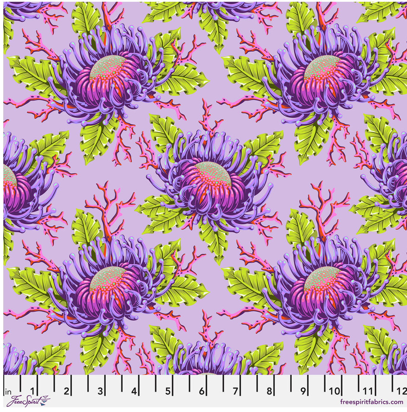 Floral Reef-Tula Pink-Friends & Anemones-Ultraviolet