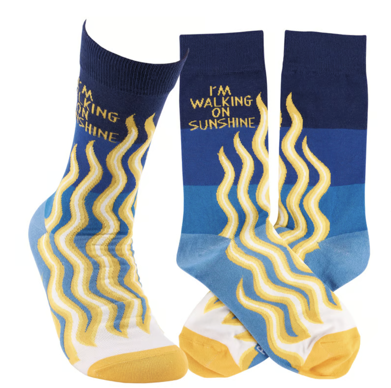 I'M WALKING ON SUNSHINE SOCKS
