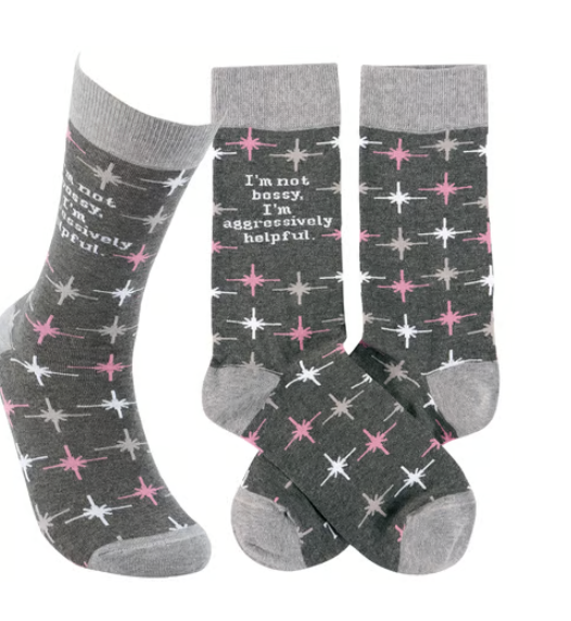 I'm not bossy socks