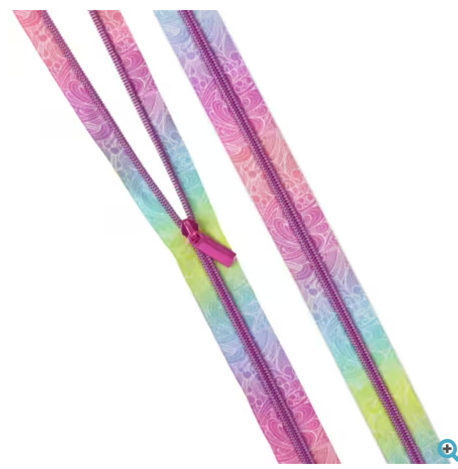 Tula Pink 3 Yards of $5 Zippers Making Waves