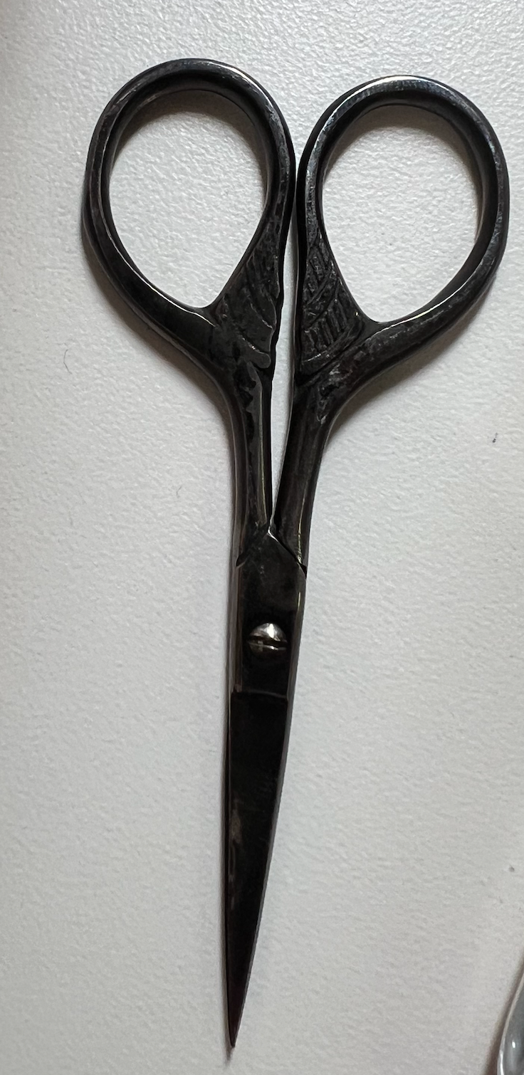 Florentine Embroidery Scissors Premium Gun Metal 3.5, Stainless Steel