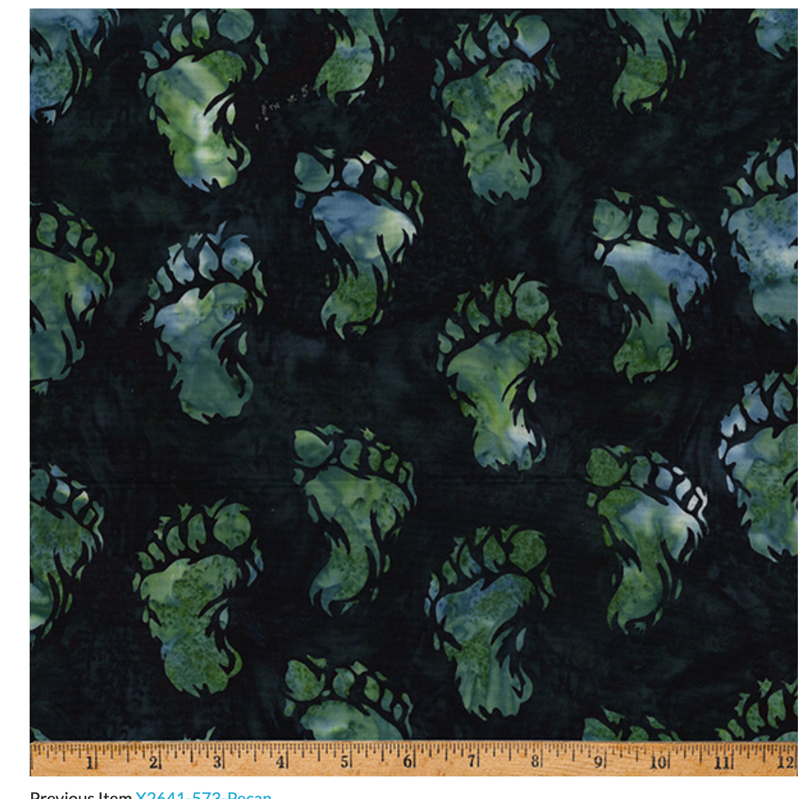 Bali Batik Bigfoot Footprint-Forest