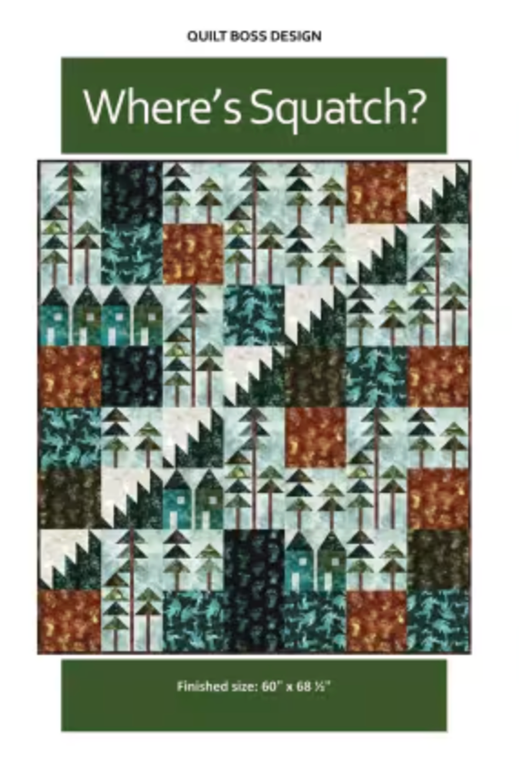 Where's Squatch Kit-60x68.5 top & binding