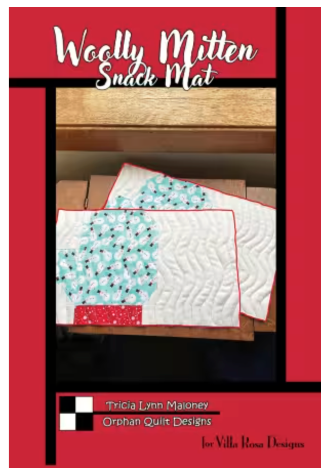 Woolly Mitten Snack Mat pattern