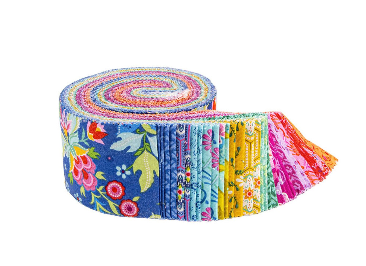 Kipling Gardens 2.5" Rolie Polie-40 pcs