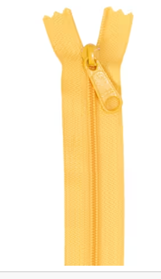 Handbag Zipper 24in Buttercup