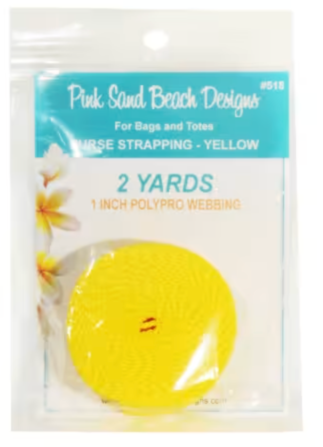 Purse Strapping 1in x 2 yds Yellow