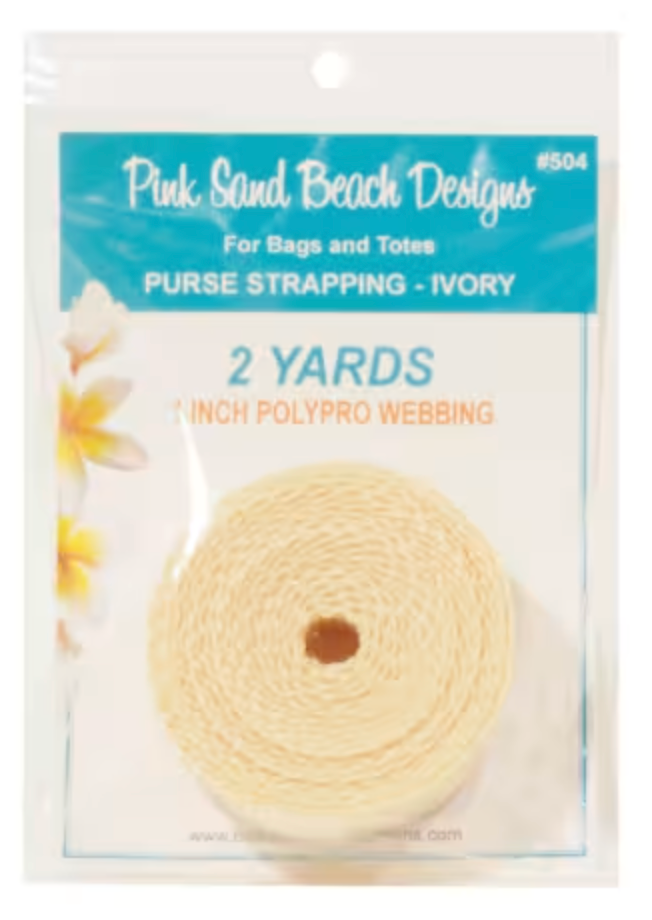 Purse Strapping 1in x 2 yds - Ivory