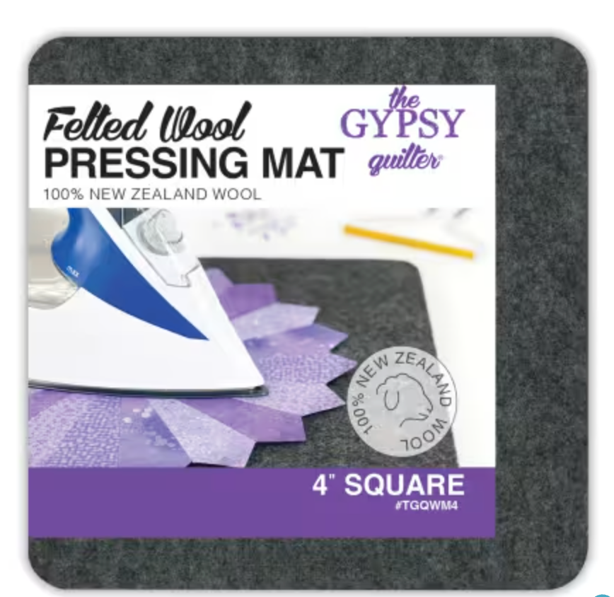 Wool Pressing Mat 4in x 4in x 1/2in Thick