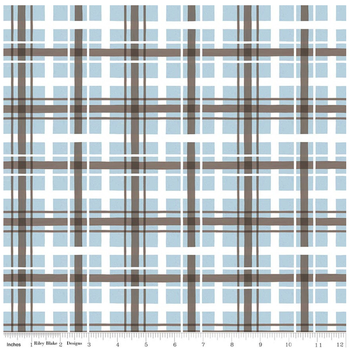 Covered Bridges in Winter-Plaid Iceberg