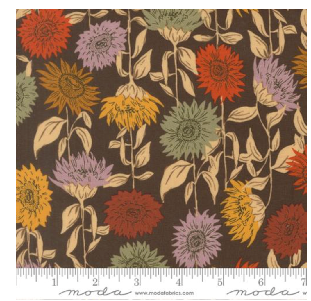 Windfall-Coffee-Sunflower Field Floral
