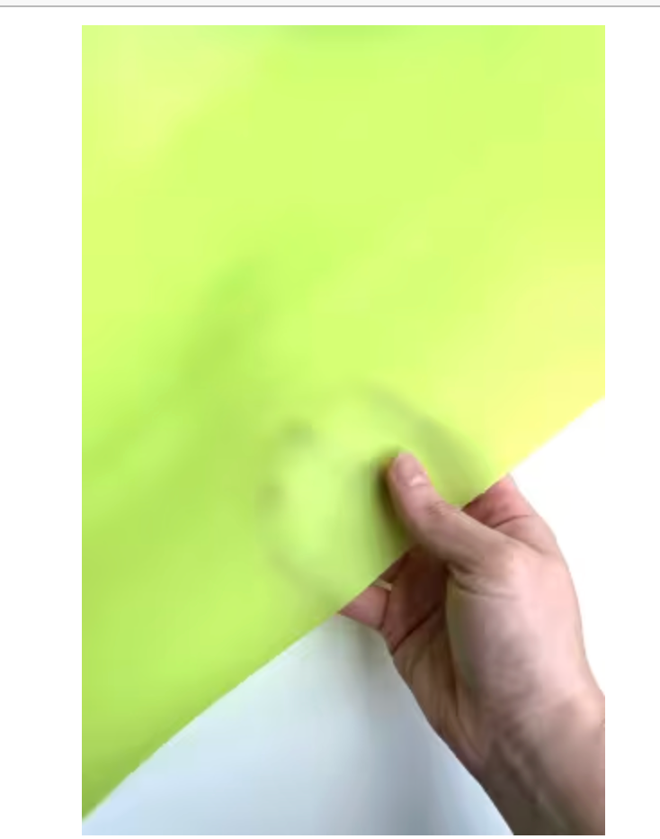 Lime Jelly Vinyl 18x53"