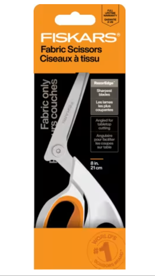 Fiskars RazorEdge 8in Fabric Tabletop Shears