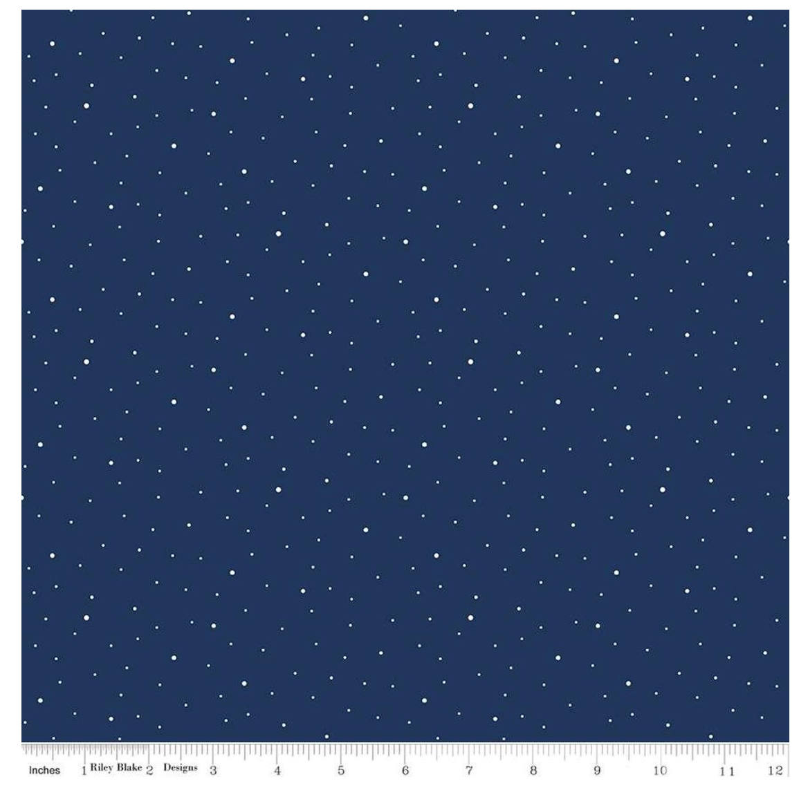Dapple Dot 107/108" Wideback-Navy
