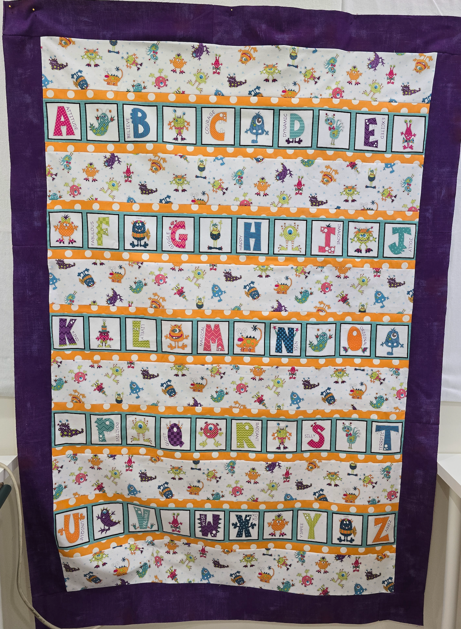 Silly Gill Returns Quilt, 48x69, top only