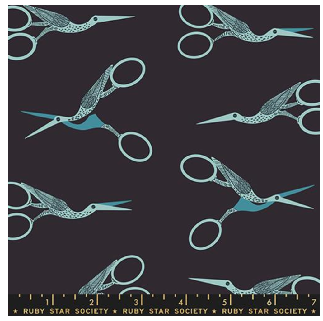 1 800 Notions-Soft Black, Stork Scissors, Novelty
