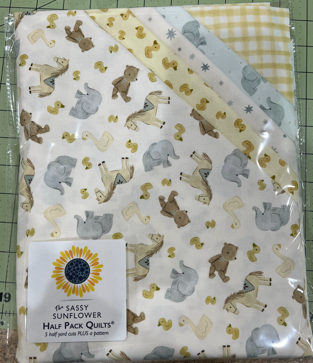 Small Wonder Half Pack-The Sassy Sunflower Half Pack Quilt Kit