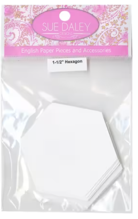 1 1/2" Hexagon Papers-100 pcs