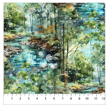 Serenity Springs-Green Multi Scenic