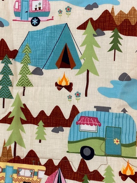 Wall Hanging Camper and car