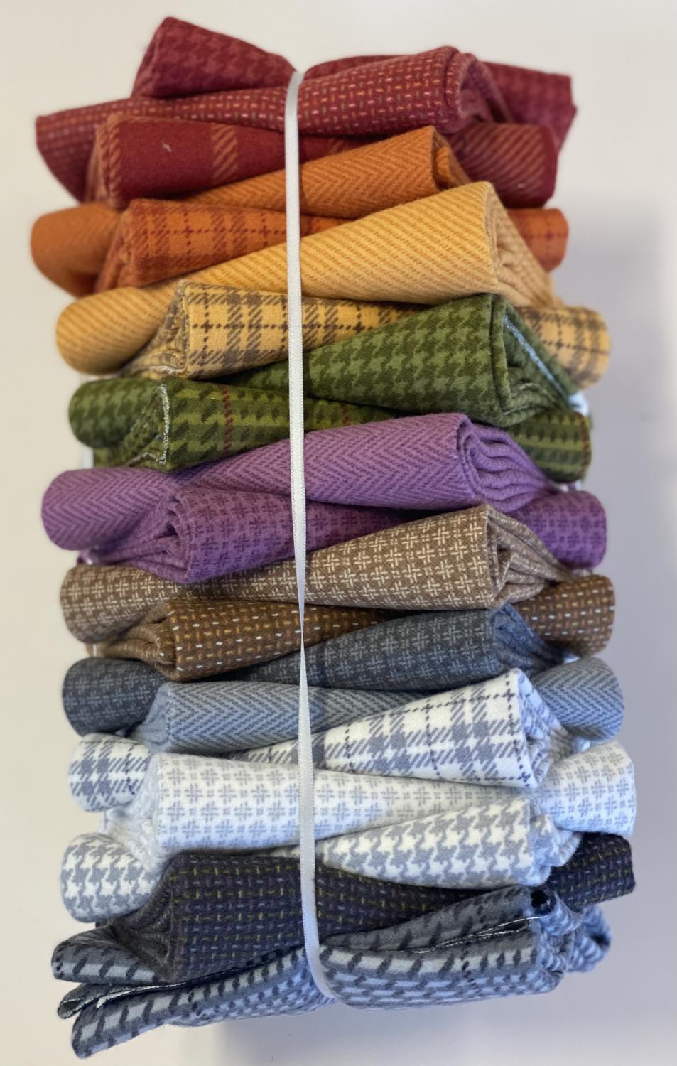 20 FQ BUNDLE AUTUMN GATHERINGS FLANNEL