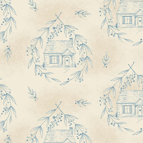 Special Delivery Cozy Cottage Blue Willow