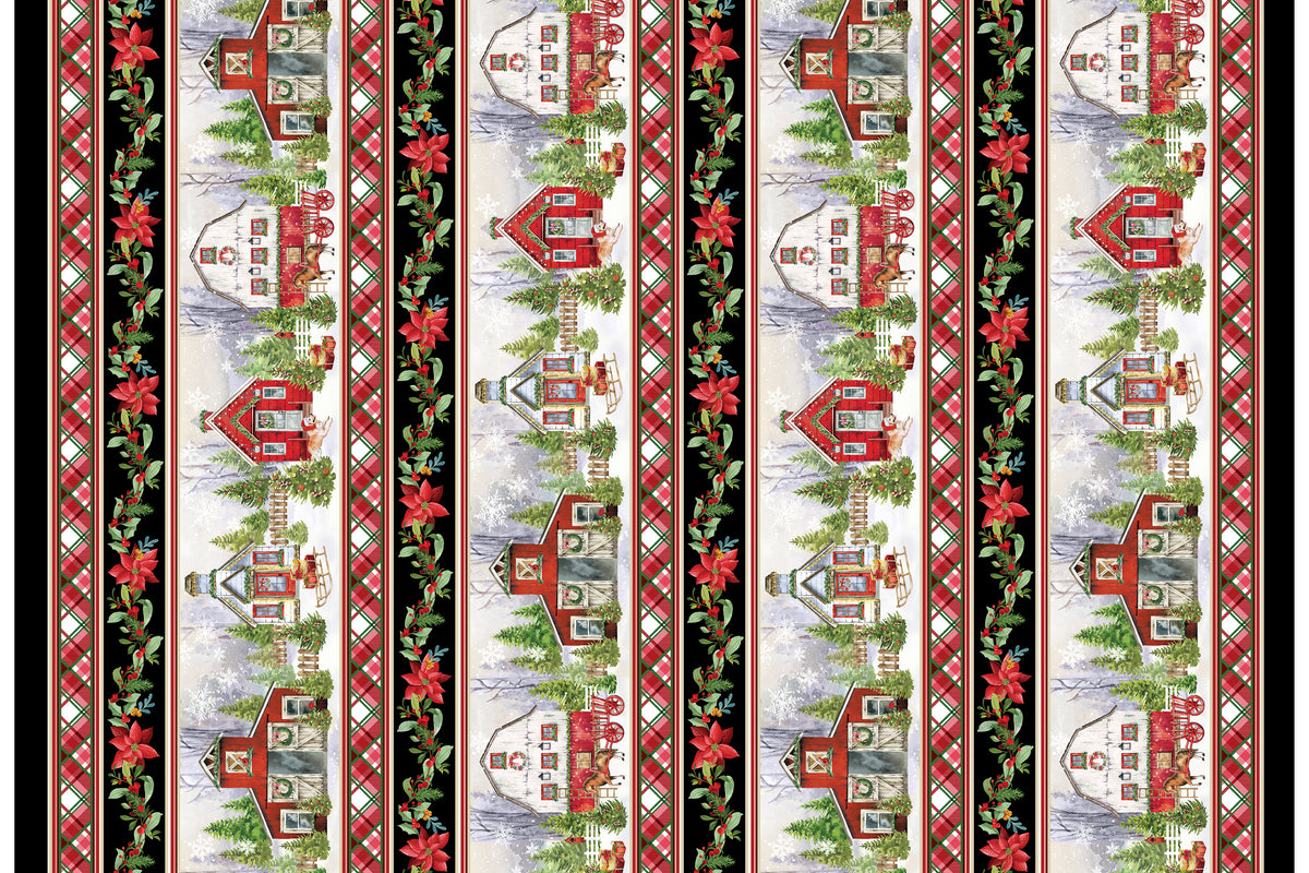 Heartland Holiday Border Stripe