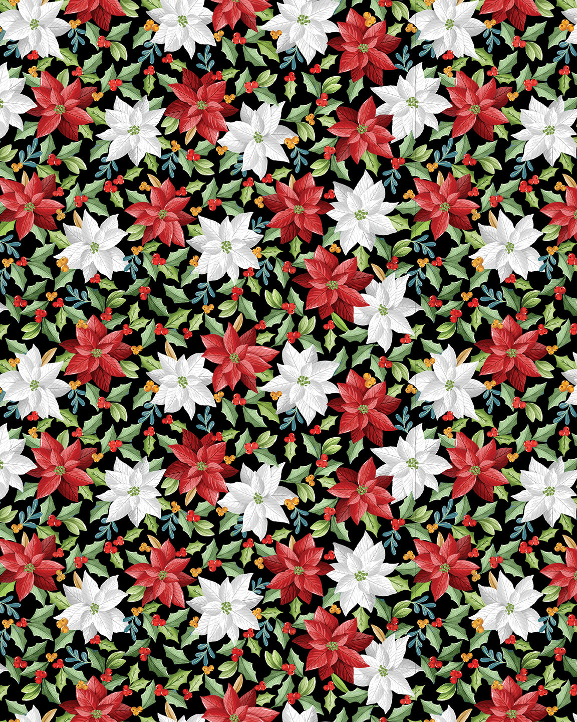 Heartland Holiday Poinsettia Black