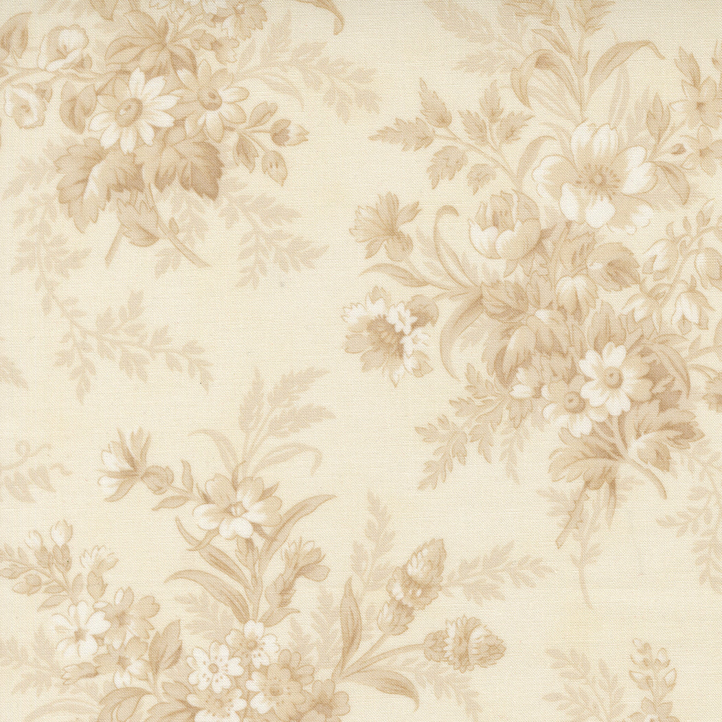 Breathtaking Blues - Bouquet Florals Porcelain Ecru