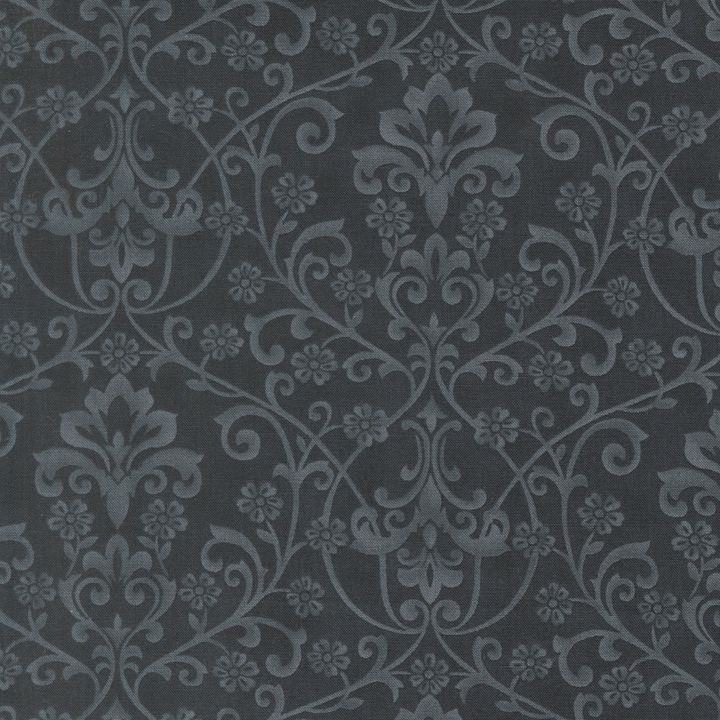 Breathtaking Blues - Damask Midnight
