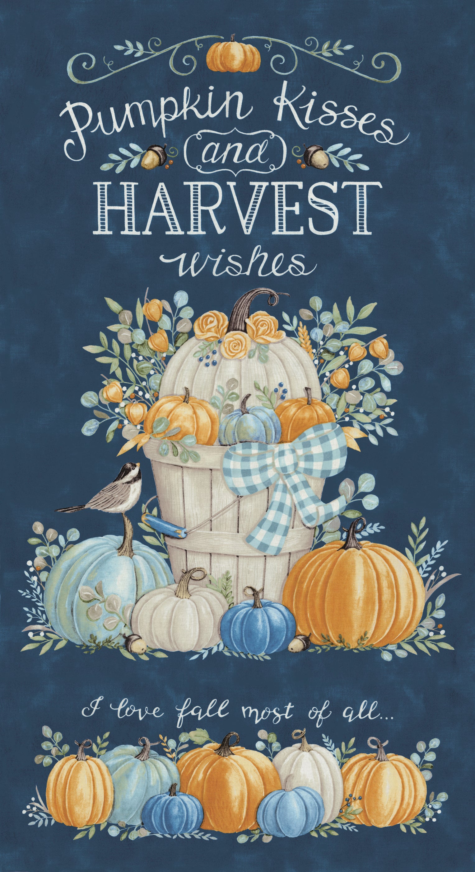 Harvest Wishes-Night Sky Panel