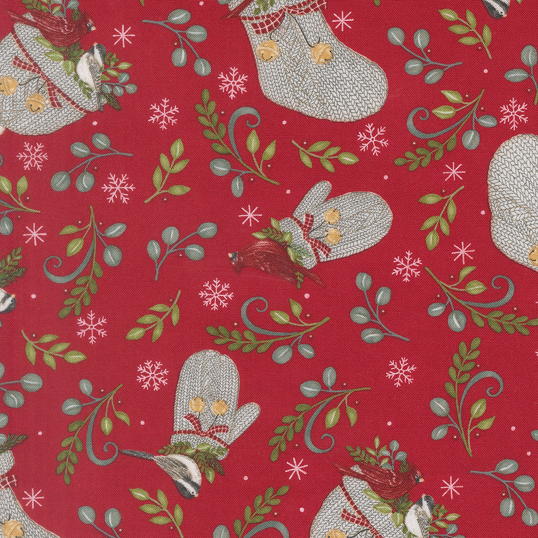 When Snow Falls Winter Wear Berry Red