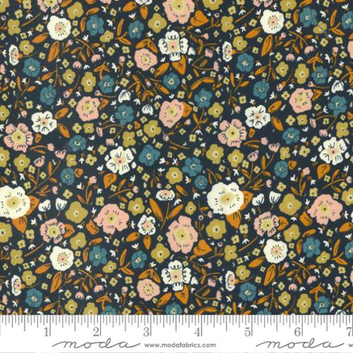 Quaint Cottage-Calico Small Floral Midnight