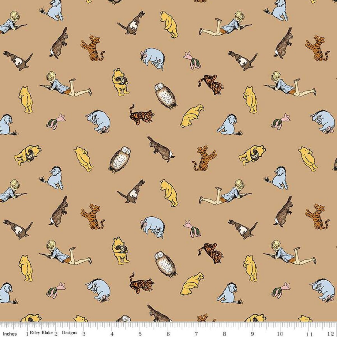 Winnie the Pooh-Characters Brown